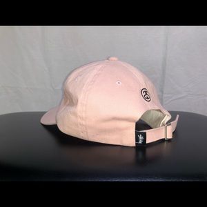 STUSSY Pink Adjustable Strapback Baseball Hat